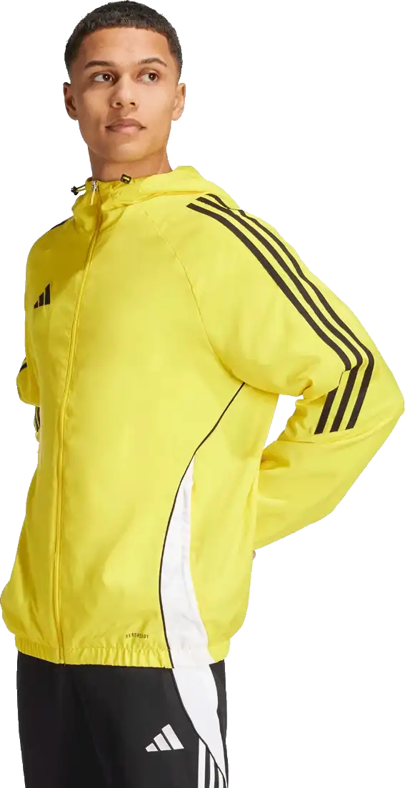 Pánská bunda větrovka Adidas Tiro 24 Windbreaker žlutá
