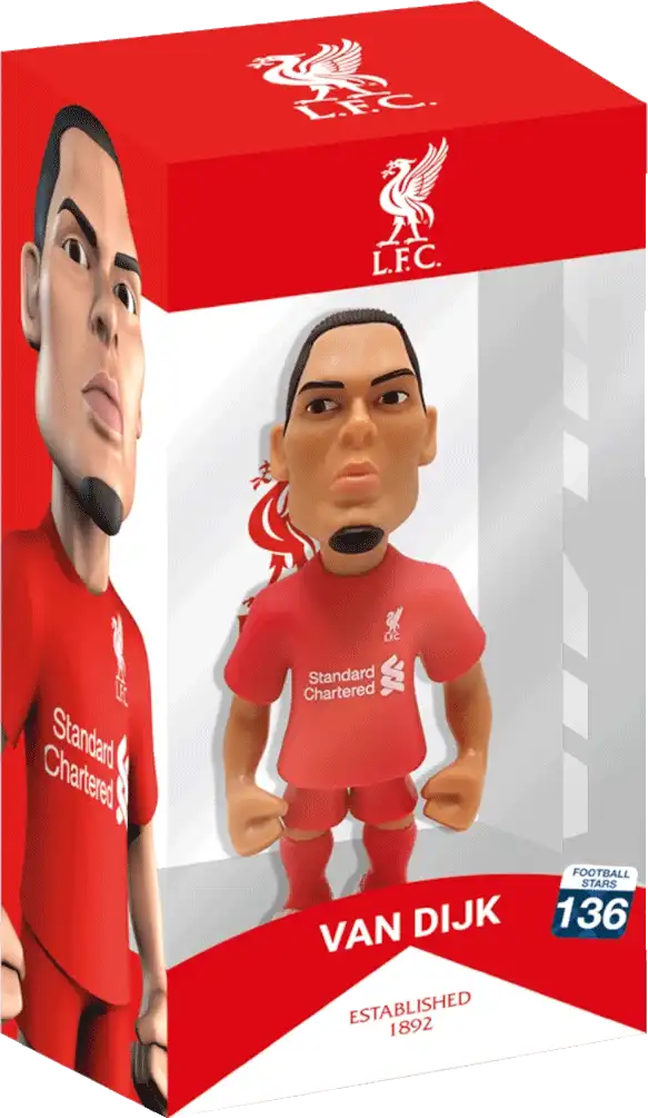 Sběratelská figurka Minix Liverpool FC Virgil van Dijk 12 cm