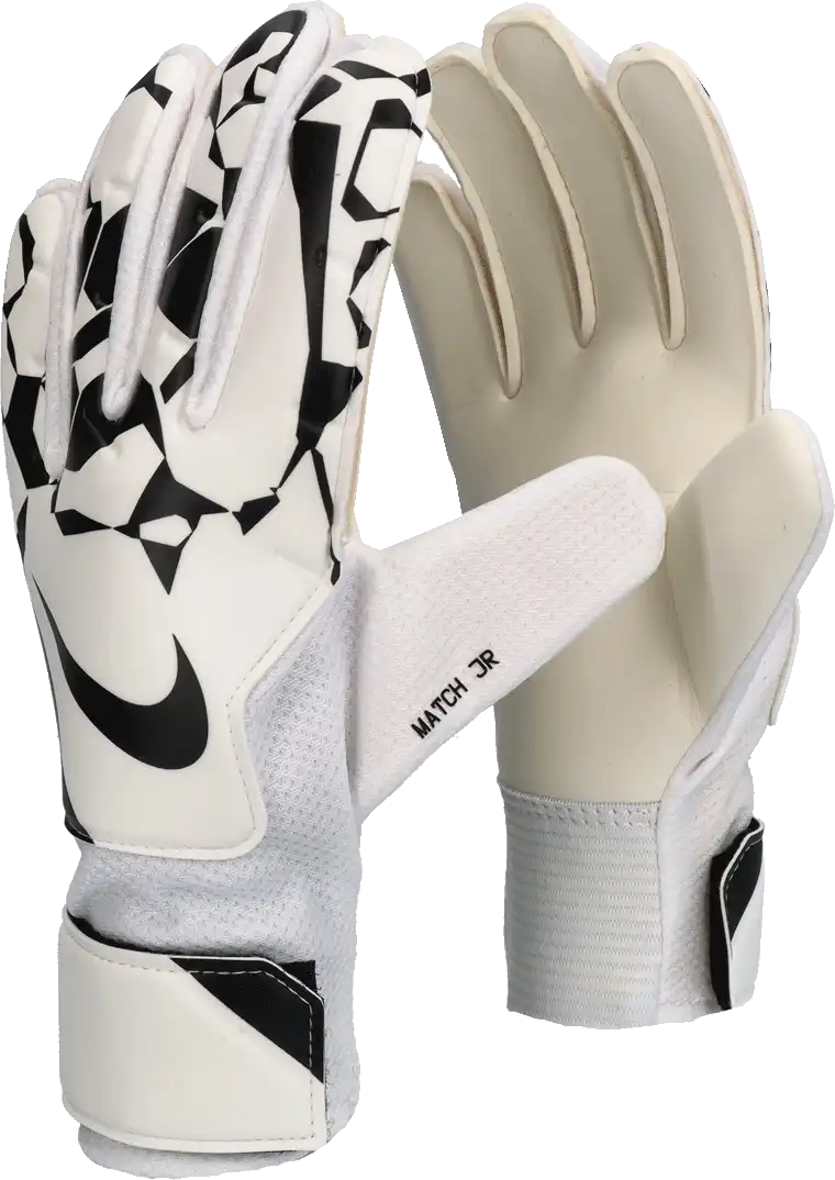 Dětské brankářské rukavice Nike Match bílé