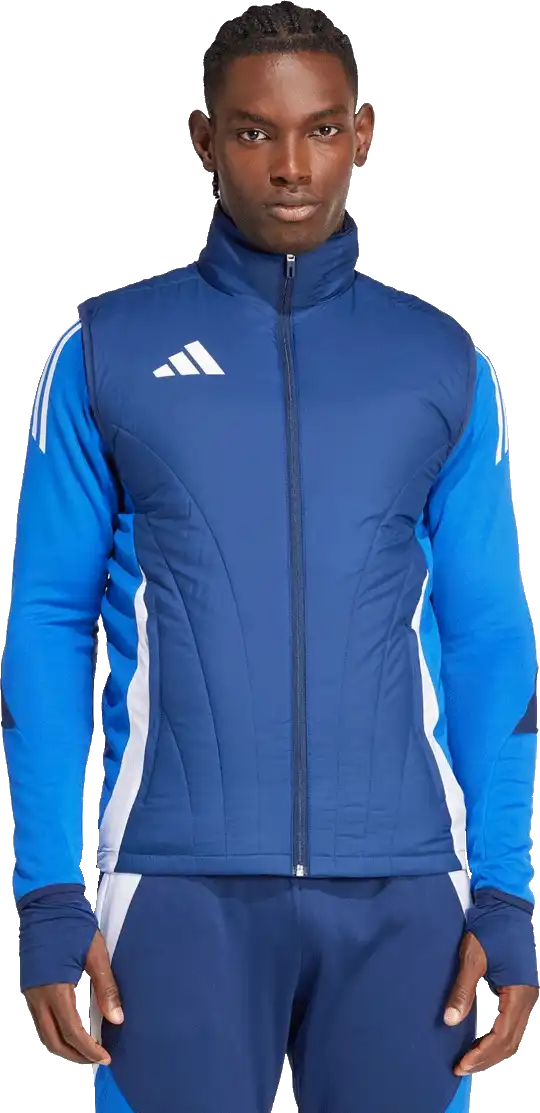 Pánská vesta Adidas Tiro 24 Competition Winterized modrá