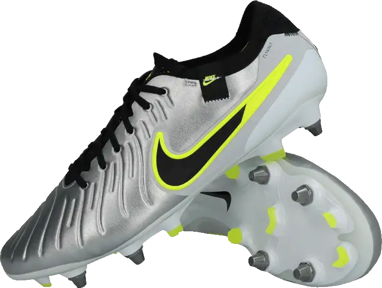Pánské kolíky Nike Tiempo Legend 10 Elite SG-PRO PE Anti Clog stříbrné