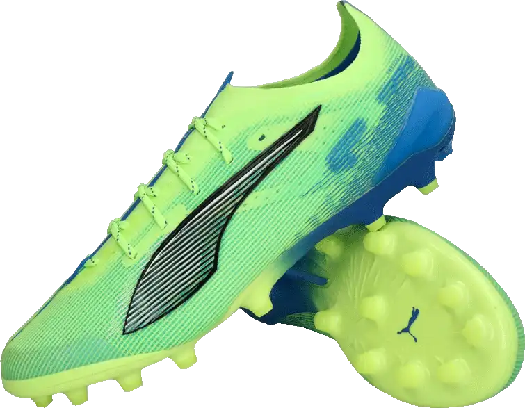 Pánské kopačky lisovky Puma Ultra 5 Ultimate AG limetka
