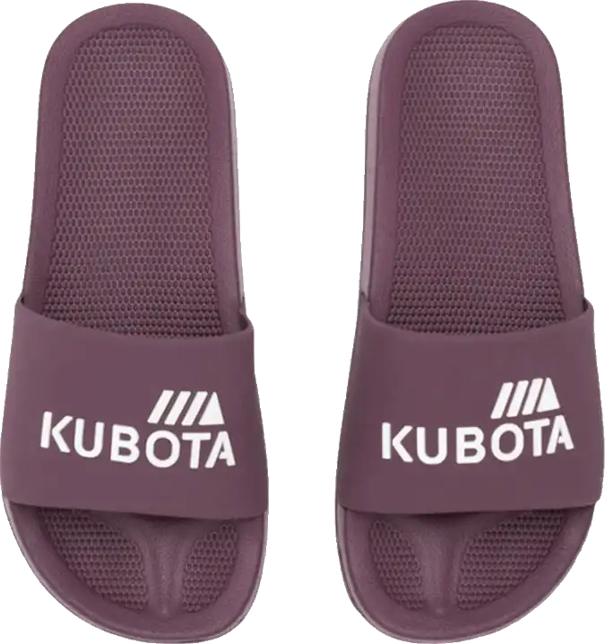 Unisex pantofle Kubota Basic bordó