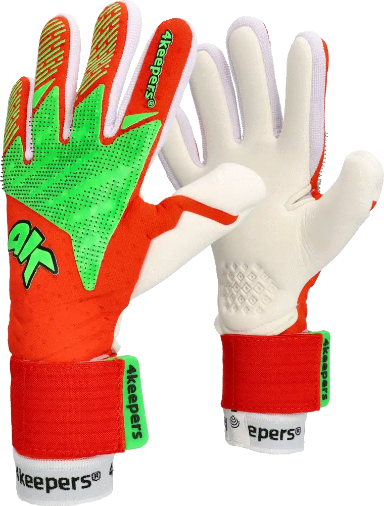 Dětské brankářské rukavice 4keepers Elite Inferno NC oranžové