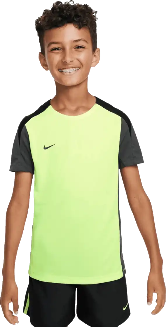 Dětské tréninkové tričko Nike Dri-FIT Strike limetka