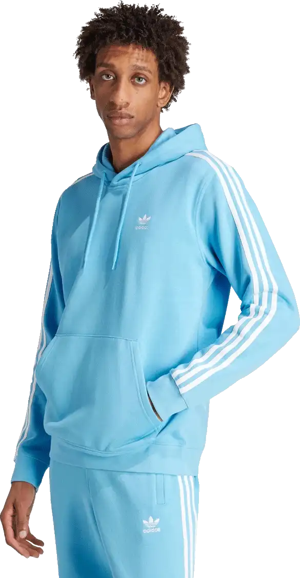 Pánská klasická mikina Adidas Adicolor Classics 3S blankytná