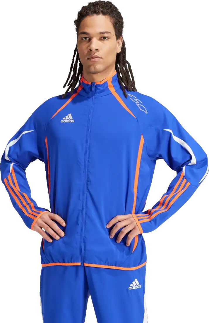 Pánská hřejivá bunda Adidas F50 Woven modrá