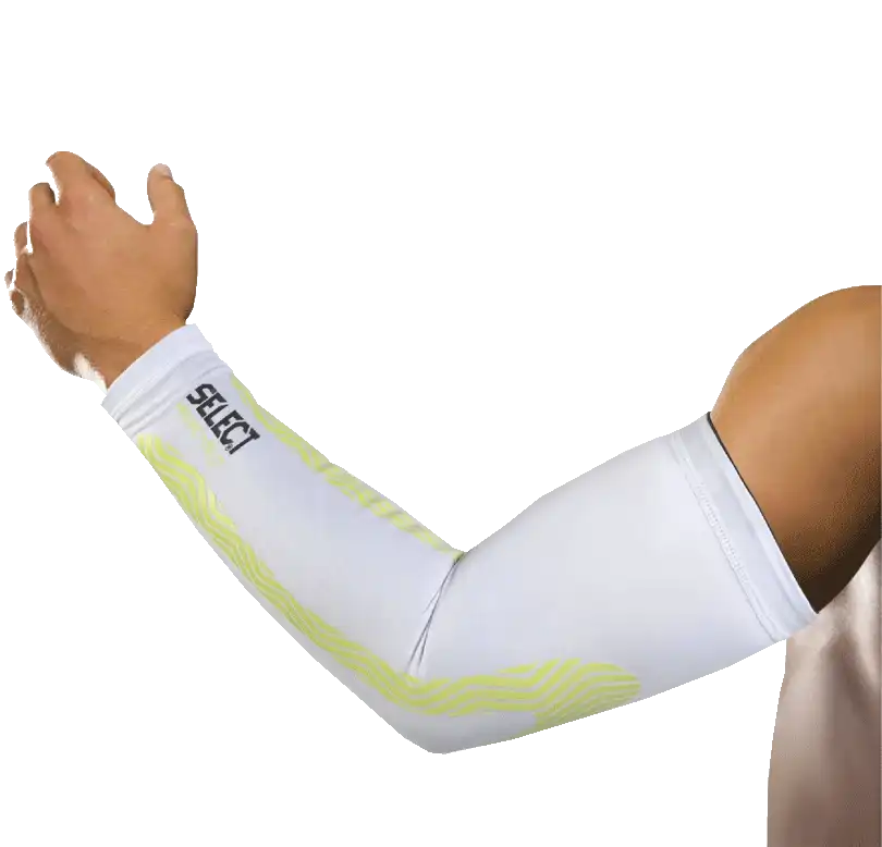 Kompresní rukáv Select White bílý