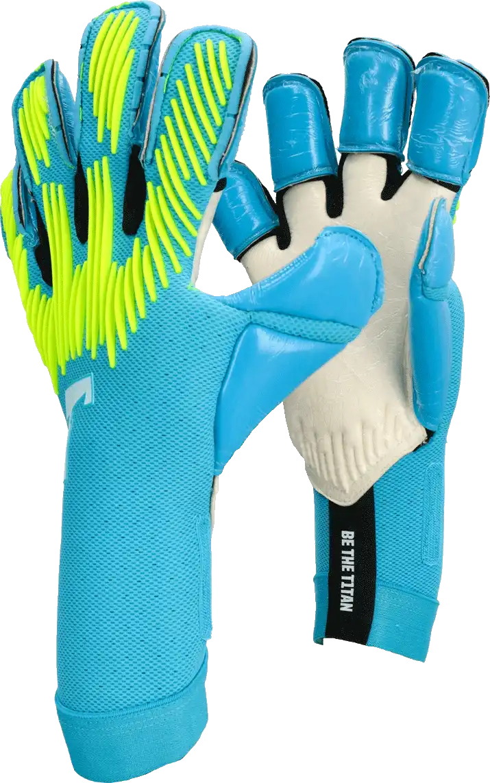 Pánské brankářské rukavice T1TAN Rebel 2.0 Sky Blue blankytné
