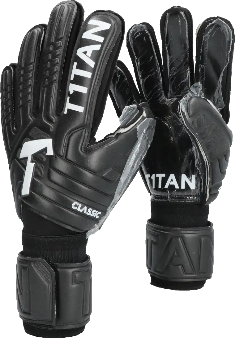 Pánské brankářské rukavice T1TAN Classic 1.0 Black-Out černé