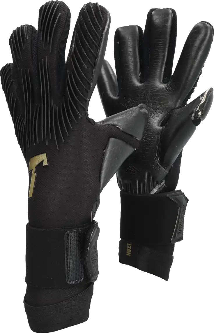 Pánské brankářské rukavice T1TAN Rebel 2.0 Black-Out černé