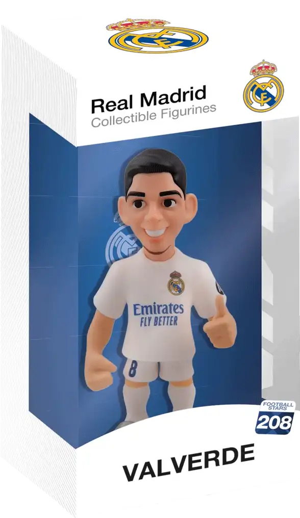Sběratelská figurka Minix Real Madrid Federico Valverde 12 cm bílá