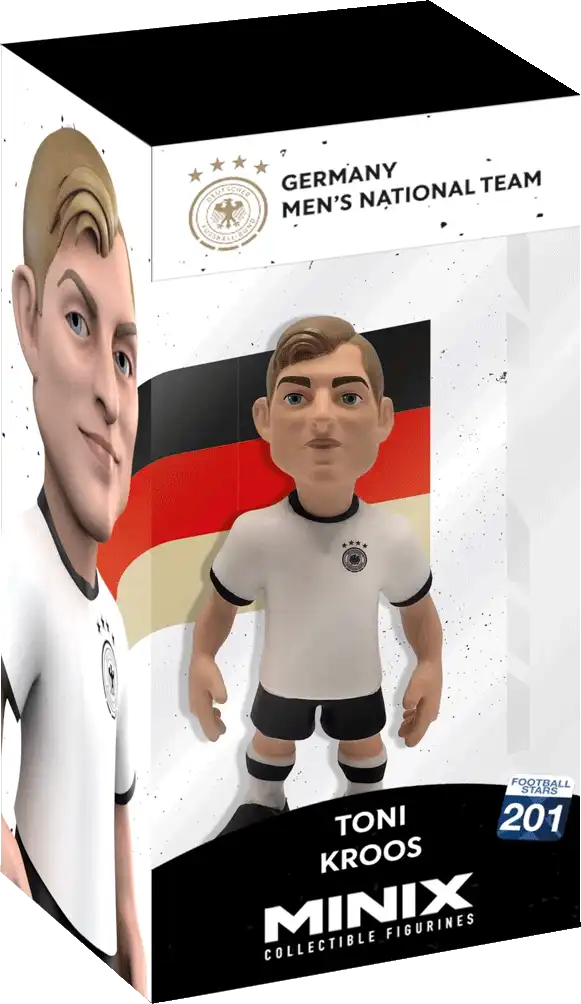 Sběratelská figurka Minix Německo Toni Kroos 12 cm bílá