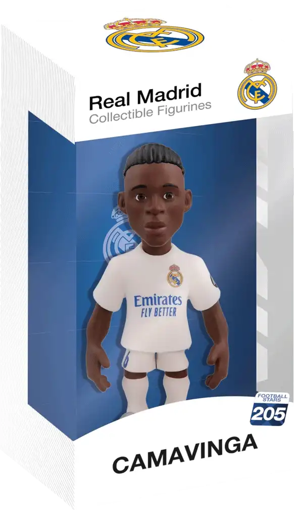 Sběratelská figurka Minix Real Madrid Eduardo Camavinga 12 cm bílá