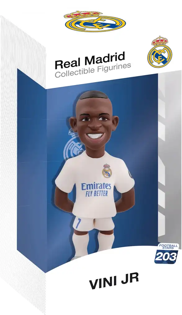 Sběratelská figurka Minix Real Madrid Vinicius Jr. 12 cm bílá
