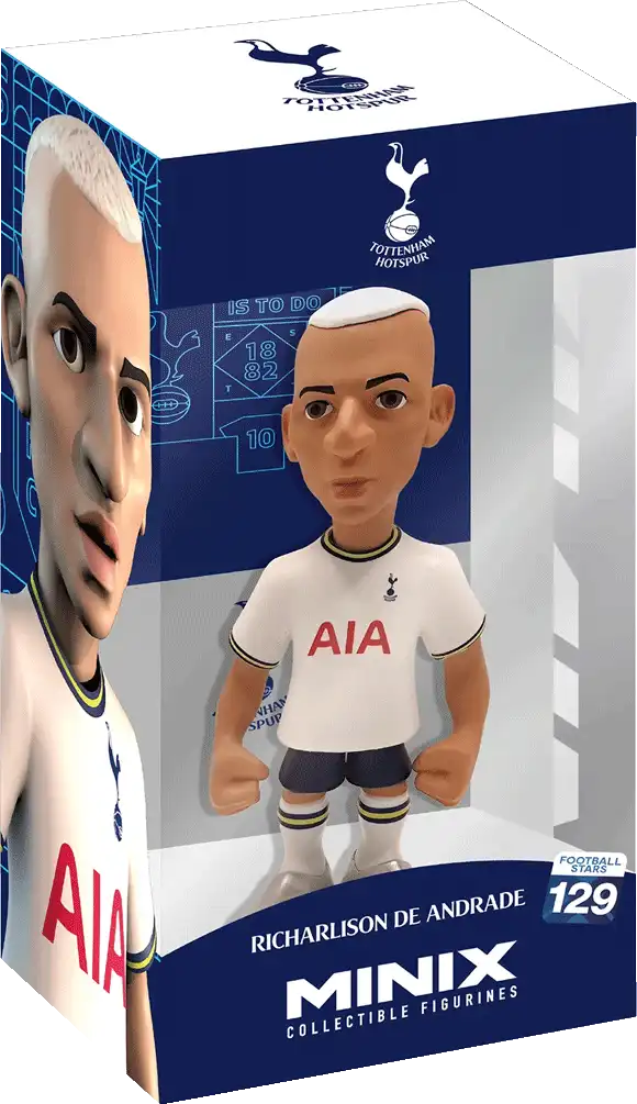 Sběratelská figurka Minix Tottenham Hotspur Richarlison 12 cm bílá