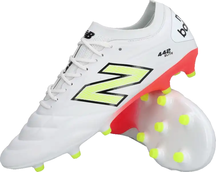 Pánské kopačky lisovky New Balance 442 V2 Elite FG bílé