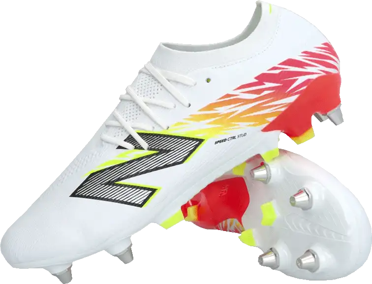 Pánské kopačky kolíky New Balance Furon V8 Elite SG bílé