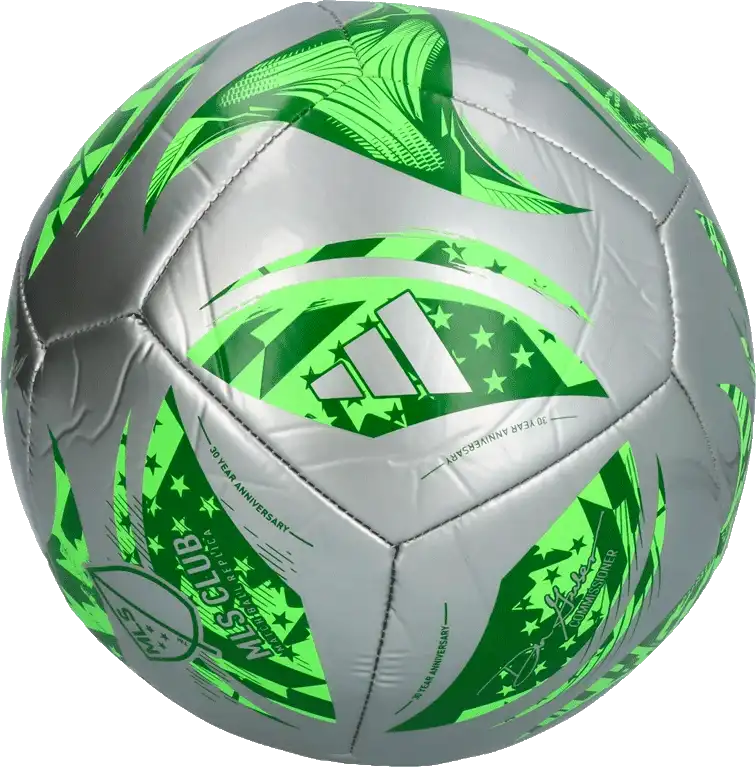 Fotbalový míč Adidas MLS 2025 Club velikost 5 stříbrný