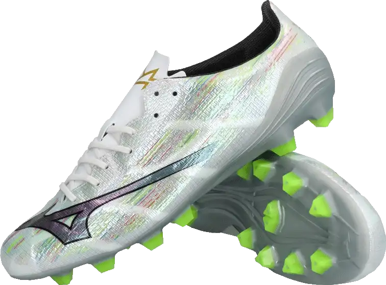 Pánské kopačky lisovky Mizuno Alpha II Pro FG stříbrné