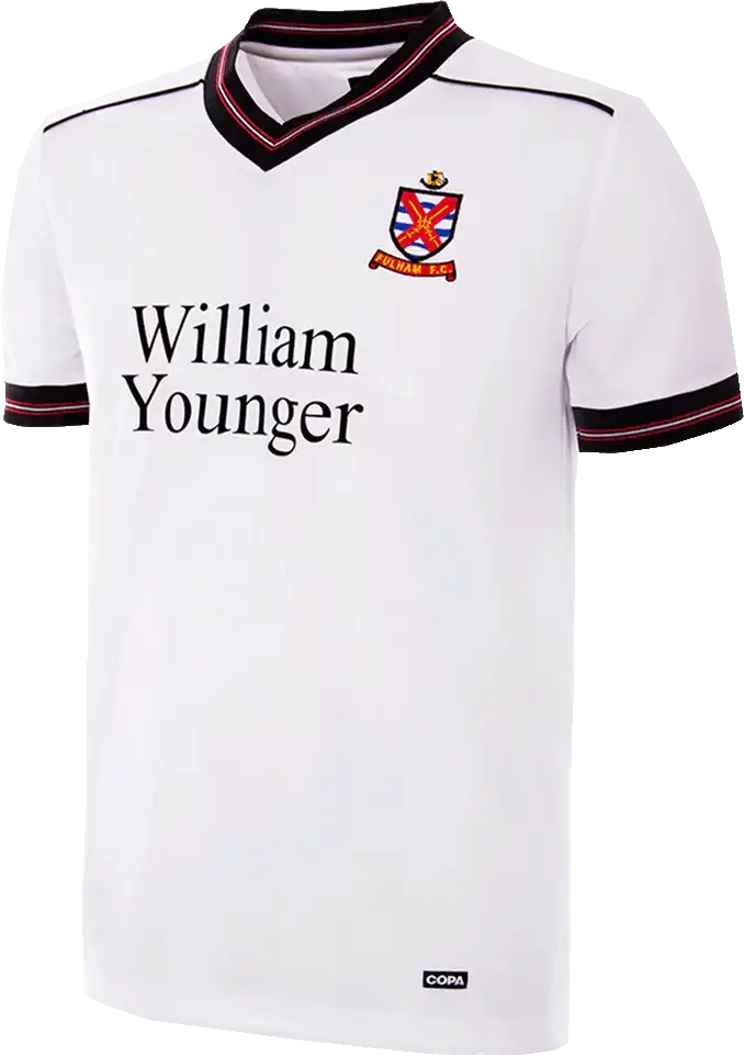 Pánský fotbalový retro dres COPA Fulham FC 84/85 bílý