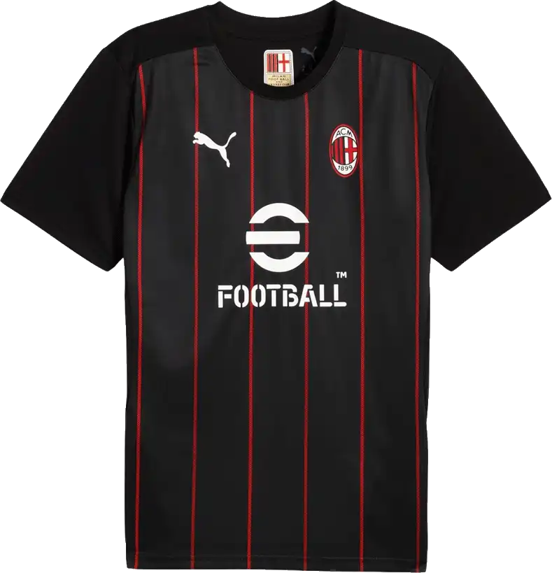 Pánský předzápasový dres Puma AC Milan 24/25 černý