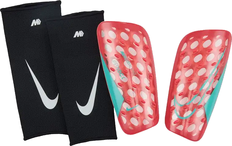 Chrániče holení Nike Mercurial FlyLite SuperLock červené
