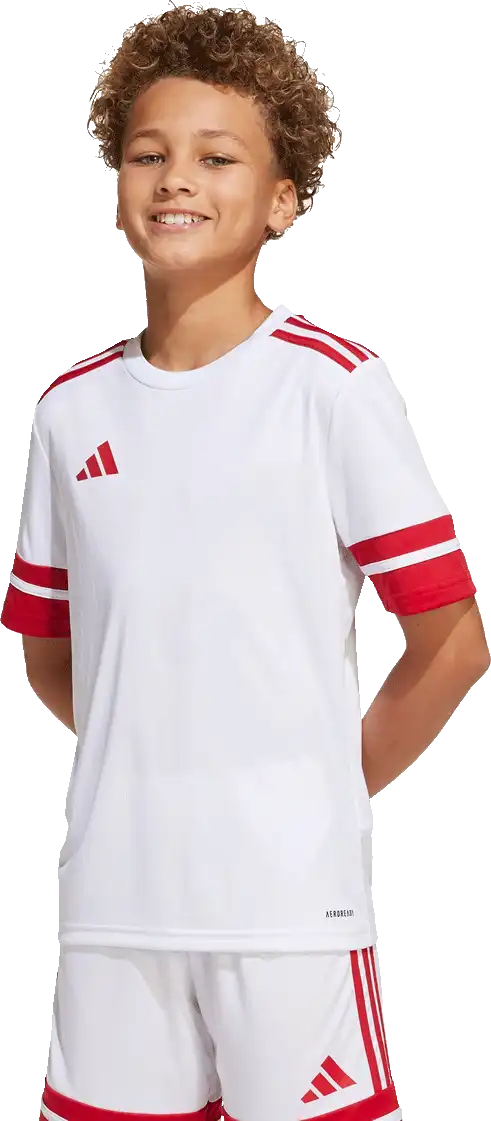 Dětský fotbalový dres Adidas Squadra 25 bílý2