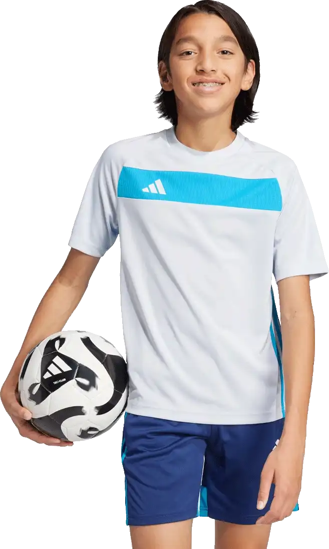 Dětský fotbalový dres Adidas Tiro 25 Essentials bílý