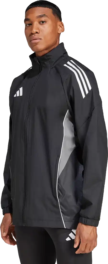 Pánská bunda s podšívkou Adidas Tiro 25 Competiton Allweather černá