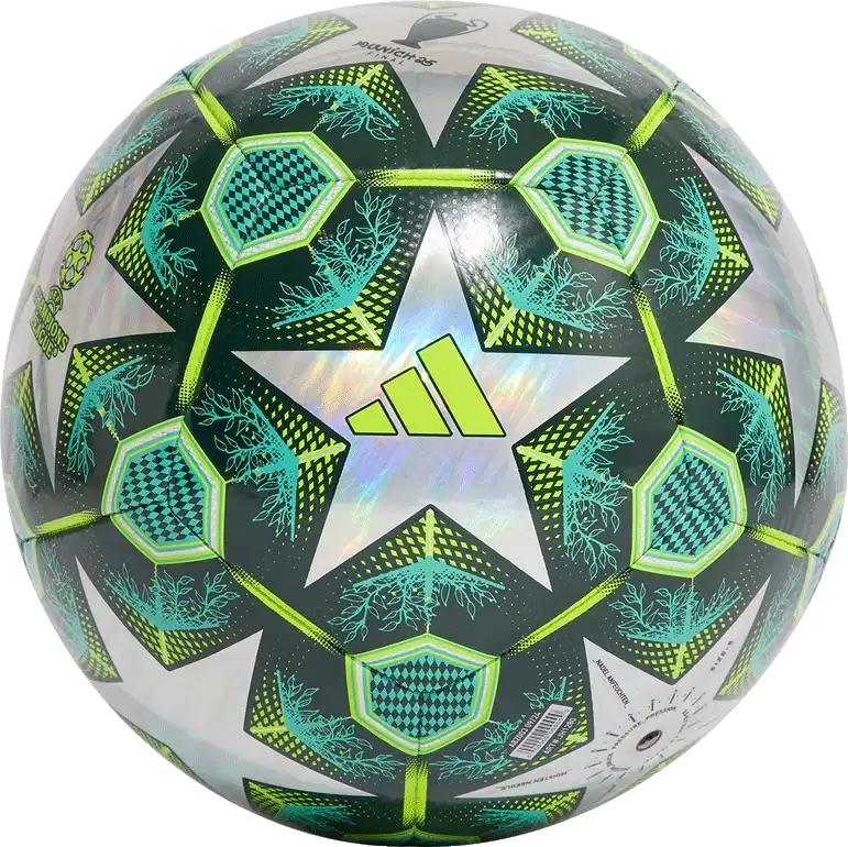Fotbalový míč Adidas UCL Training Foil 24/25 velikost 5 zelený