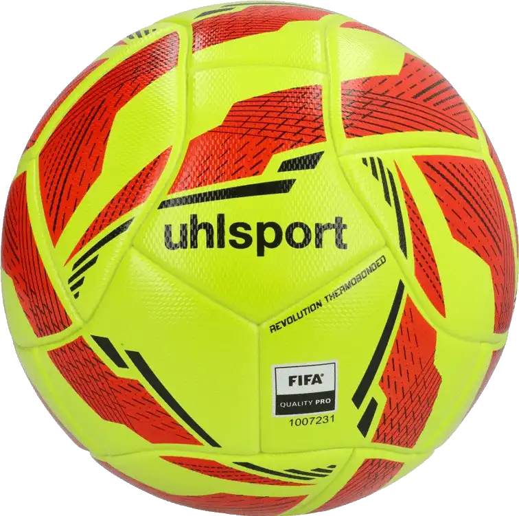 Fotbalový míč Uhlsport Revolution Thermobonded velikost 5 žlutý