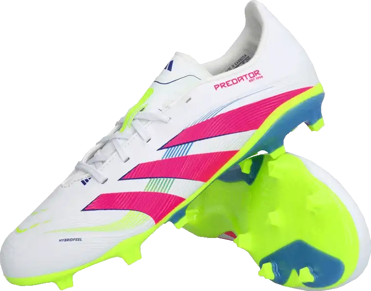 Dětské kopačky lisovky Adidas Predator League FG/MG bílo-růžové