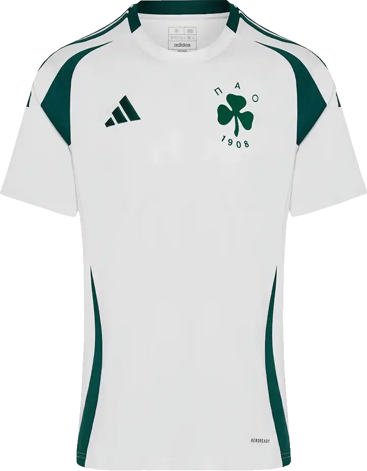 Dětský venkovní dres Adidas Panathinaikos FC 24/25 bílý