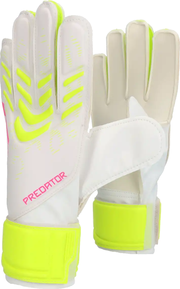Dětské brankářské rukavice Adidas Predator Training bílé