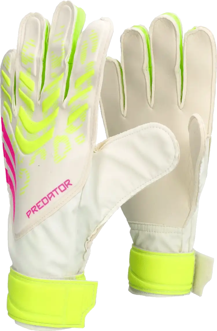 Pánské brankářské rukavice Adidas Predator Training bílé2