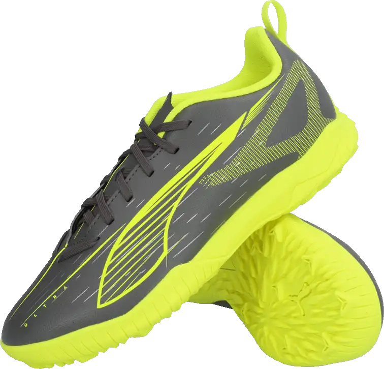 Dětské kopačky turfy Puma Ultra 5 Play TT černo-šedé