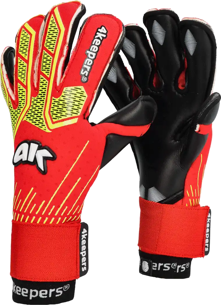 Dětské brankářské rukavice 4keepers Neo Lava RF2G červené