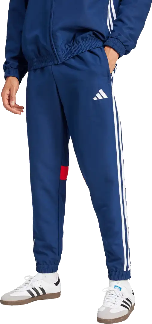 Pánské savé kalhoty Adidas Tiro 25 Essentials Woven modré