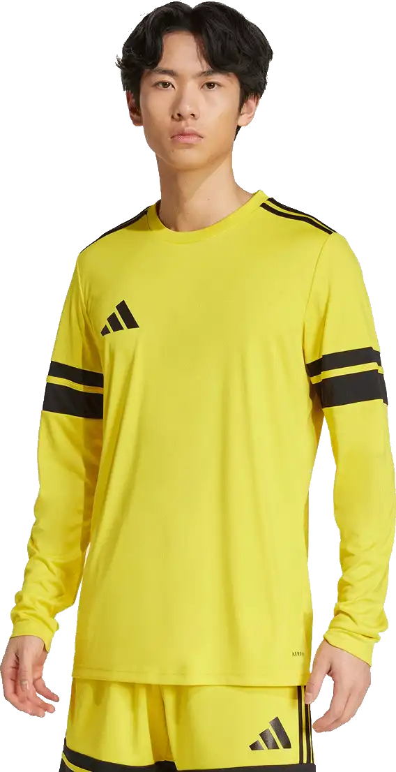 Pánský dres dlouhý rukáv Adidas Squadra 25 žlutý