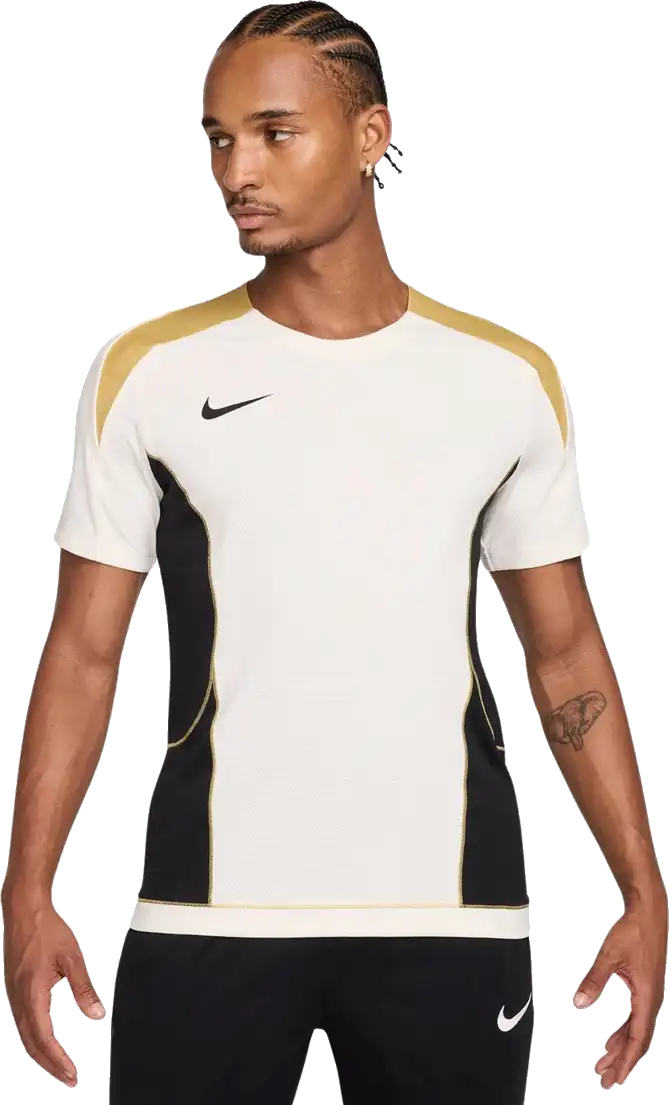 Pánské fotbalové tričko s krátkým rukávem Nike Strike+ - bílé