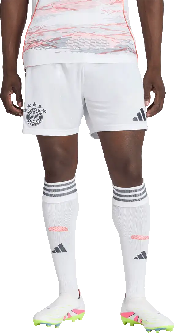 Pánské venkovní fotbalové šortky Adidas FC Bayern 25/26 bílé
