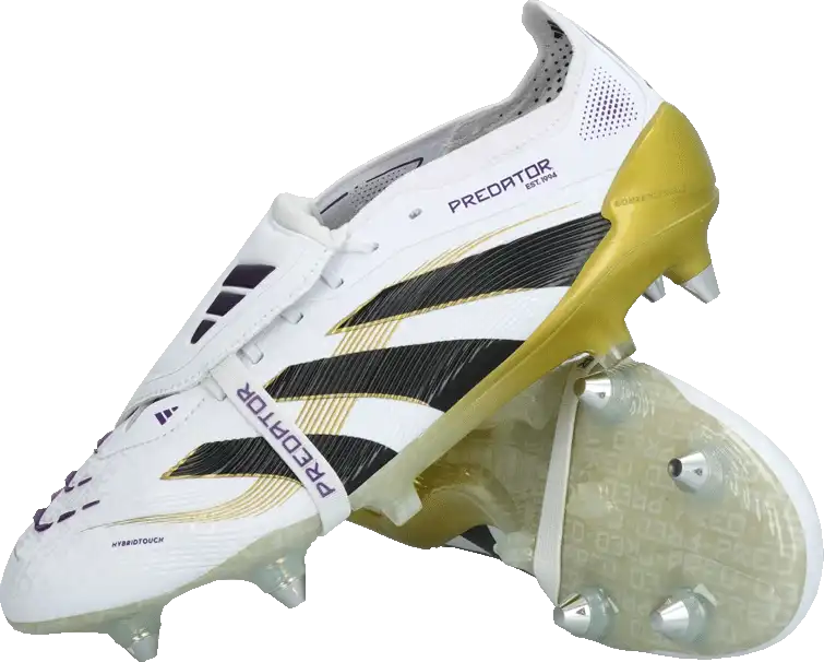 Pánské kopačky kolíky Adidas Predator Elite FT SG bílé2