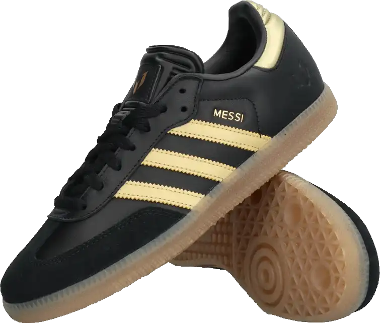 Dětská lifestylová obuv Adidas Samba Messi černá