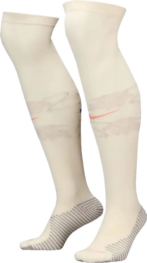 Unisex venkovní fotbalové štulpny Nike Francie 25/26 béžové