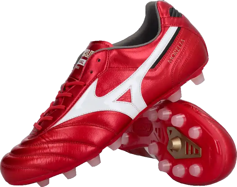 Pánské kopačky lisovky Mizuno Morelia II 40th Pro FG červené