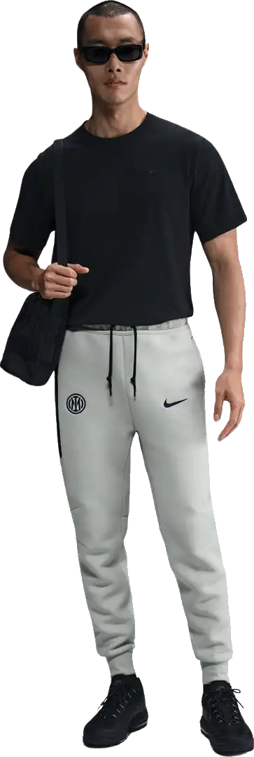 Pánské flísové kalhoty Nike Inter Milán 25/26 Tech Fleece šedé