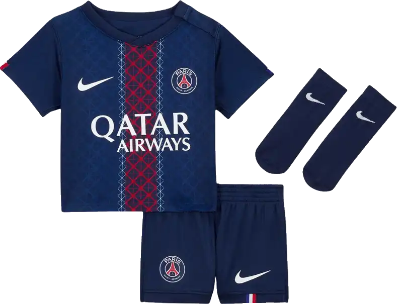 Dětská domácí fotbalová souprava Nike PSG 25/26 modrá kojenci
