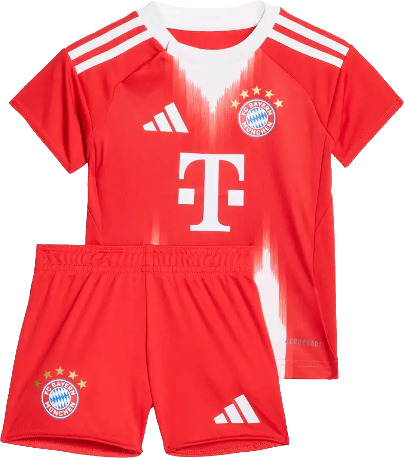 Dětská domácí souprava pro nemluvňata Adidas FC Bayern 25/26 červená