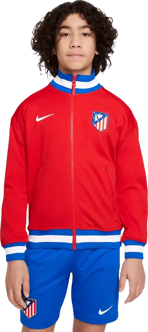 Dětská fotbalová bunda Nike Atletico Madrid 25/26 Academy Pro červená